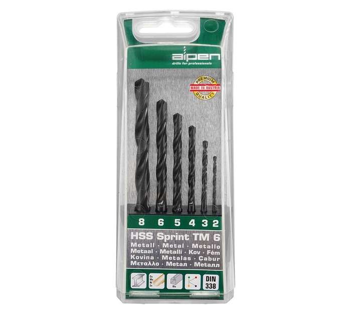 Alpen HSS Sprint set 2-8mm Bit