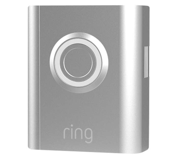 Ring Video Doorbell 3 Faceplate Cover - Silver Metal (80 x 60 x 20mm)