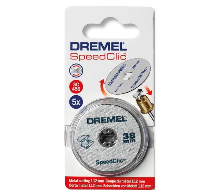 Dremel SpeedClic Metal Cutting Wheel - Blue (5 Pack)