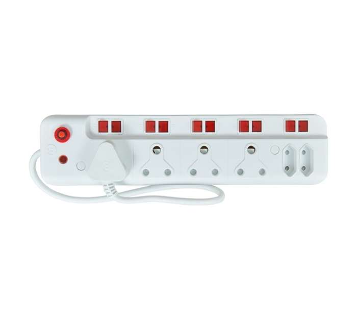 Ellies Electronics Multiplug N/S 6 Way - Illum White
