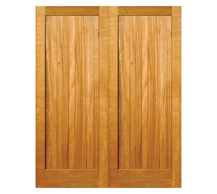 Swartland Winsters Weatherboard Double Timber Door (1612 x 2032mm)