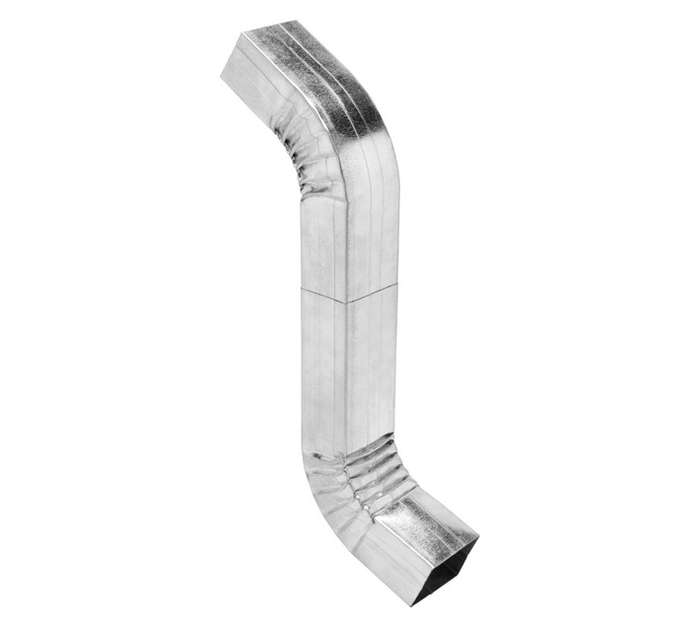 Heunis Steel Square Crimped Offset (900mm) - Silver