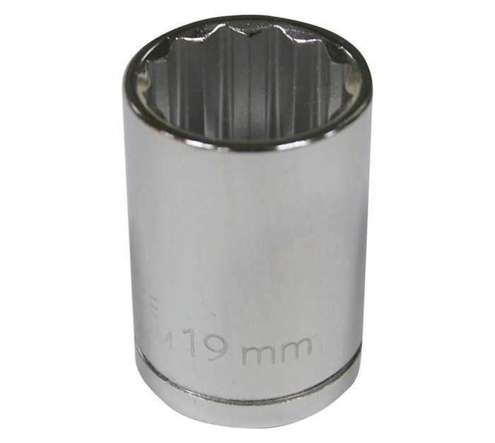 Mastercraft Â½" Drive 12 Point Socket (19mm)