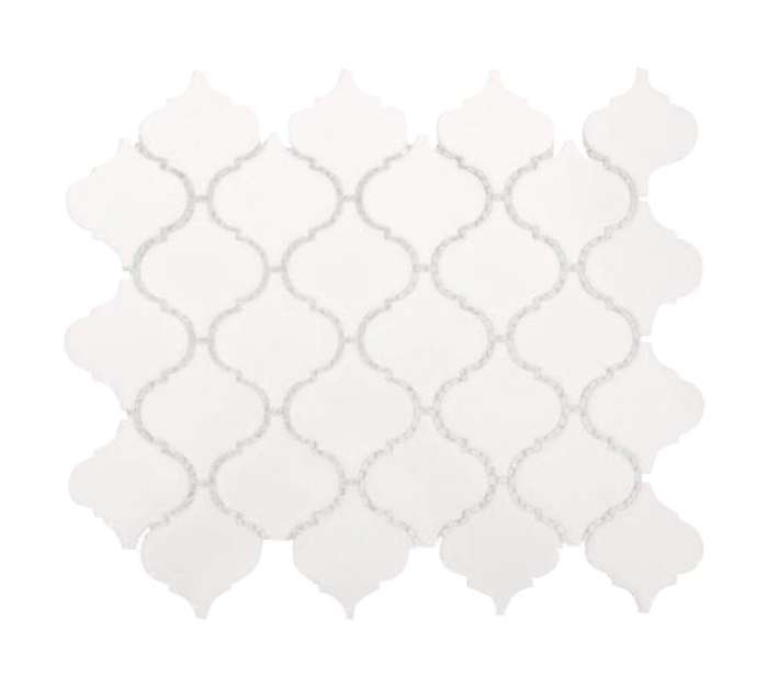 Douglas Jones Gloss Lantern Mosaic Tile - White (293 x 245mm)