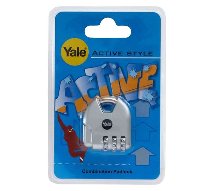 Yale Kiddies Active Style Padlock - Silver