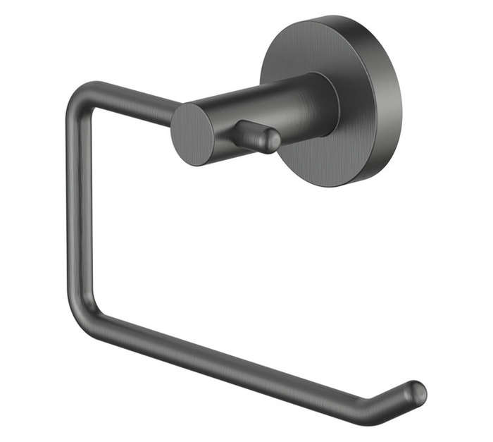 TOILET PAPER HLDR-BR GUN GRY