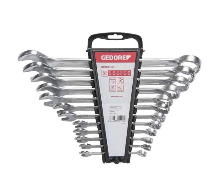 Gedore Red 12 Piece Spanner Set (380 x 230 x 70mm)