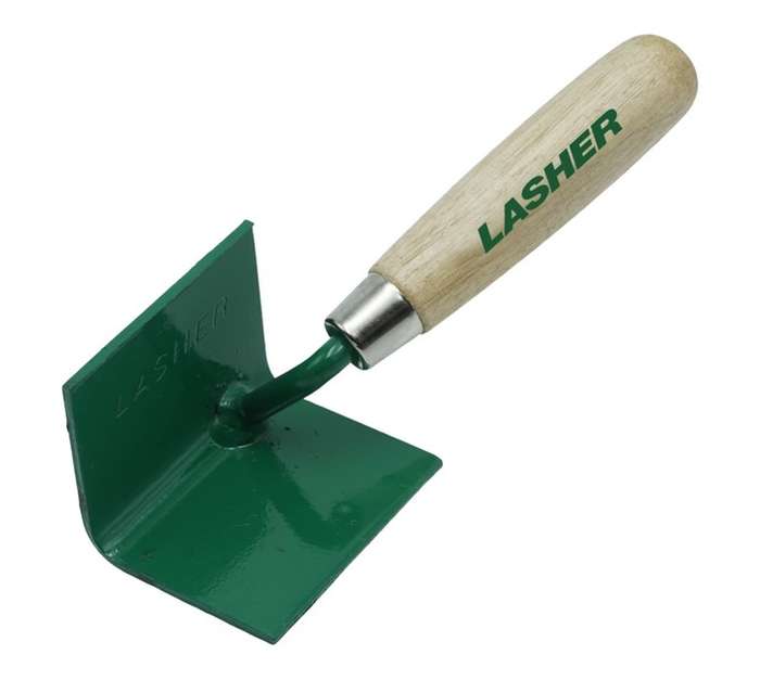 Lasher Inside Cove Corner Trowel - Green (75mm)