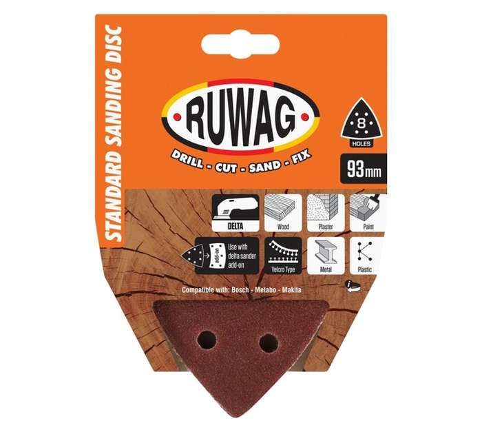 Ruwag Triangle Sanding Disc (93-P80)