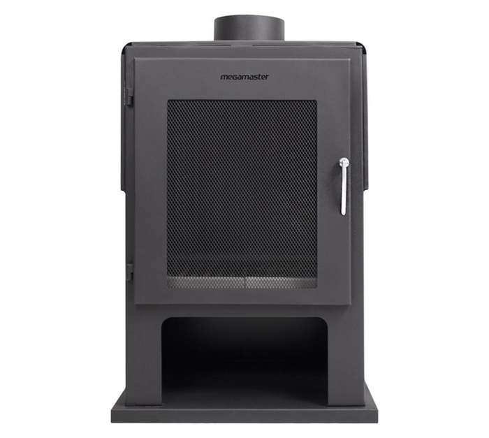 Megamaster Commander Freestanding Fireplace - Black (580 x 450 x 930mm)