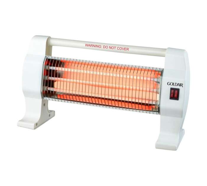 Goldair 3 Bar Electric Heater - White (1800w)