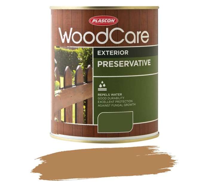 Plascon Wood Preservative - Teak (1L)
