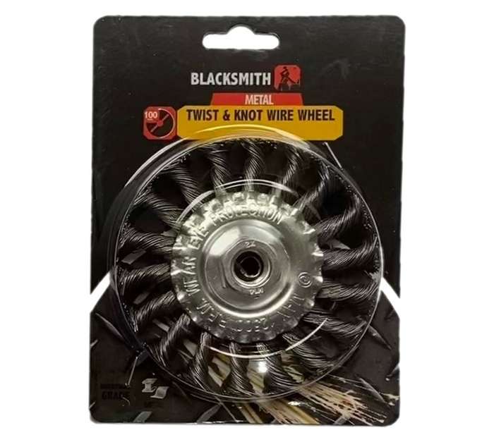 Blacksmith 100mm Wire Wheels for Bench Grinders