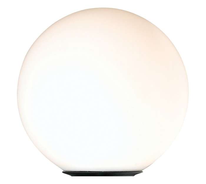 Radiant Sphere Pole Outdoor Light - Black (300mm)