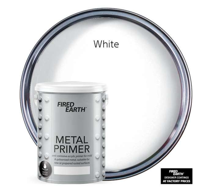 Fired Earth Metal Primer - White (5L)