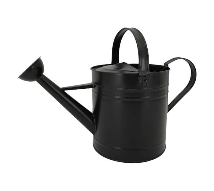 First Dutch Brands Galvanised Watering Can - Black (3.5L)