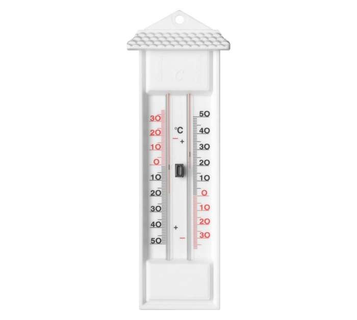 Nature Wall Thermometer - White