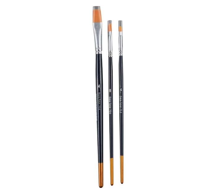 Dala 759 Golden Taklon Flat Set 3