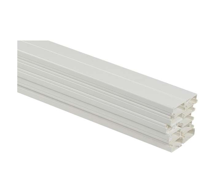 Proton Prepack 10 x PVC Trunking - White (3000 x 16 x 40mm)