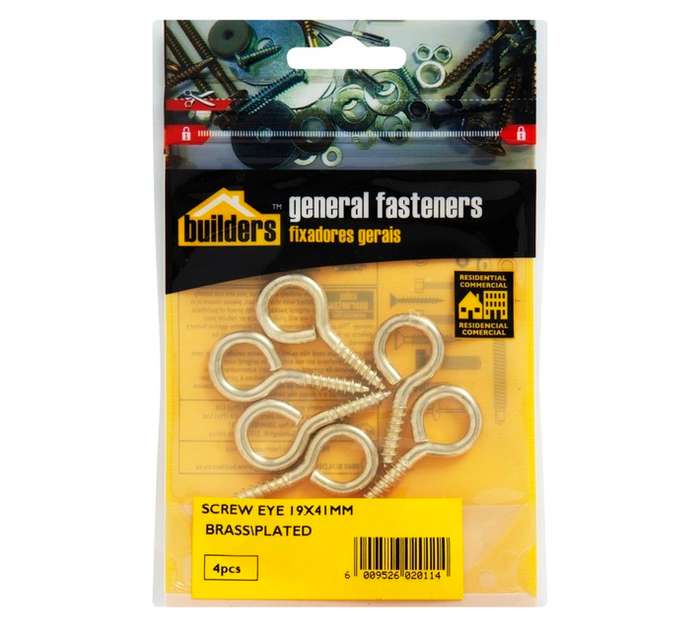 BP-SE1941BP-4 4 x Eye Screws (19 x 41mm)