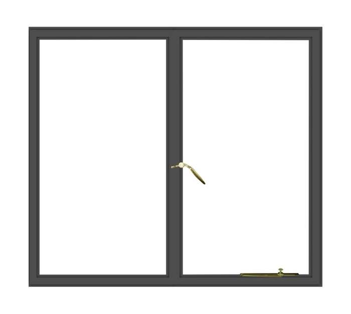Five Point Steel NC2 Steel Window Frame - Grey Oxide (1022 x 949mm)