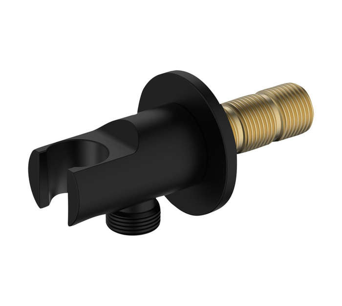 WALL OUTLET & BRACKET BLK