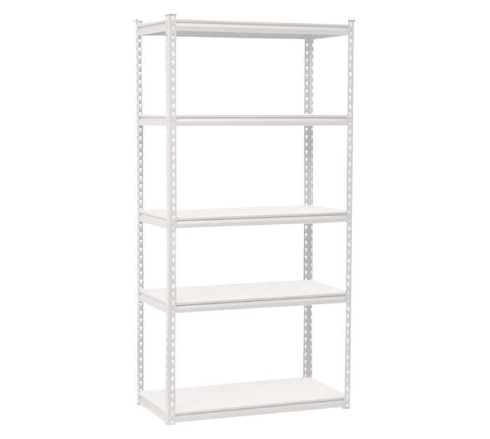 Wildberry ADIY3903 5 Tier MDF Shelf - White (1200 x 540 x 1830mm)