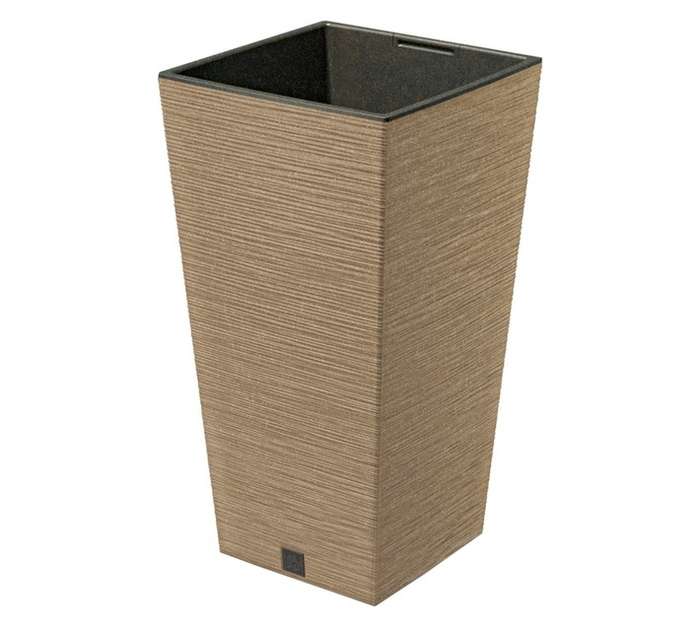 Prosperplast Furu Square Eco Pot - Natural (345 x 345 x 660mm)