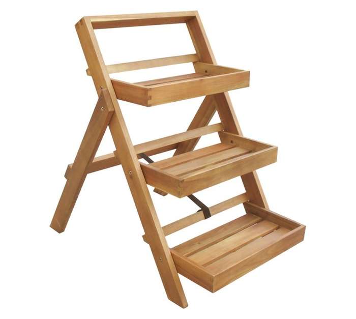 Pot Stand Fold Atlanta - Brown (770 x 550 x 780mm)