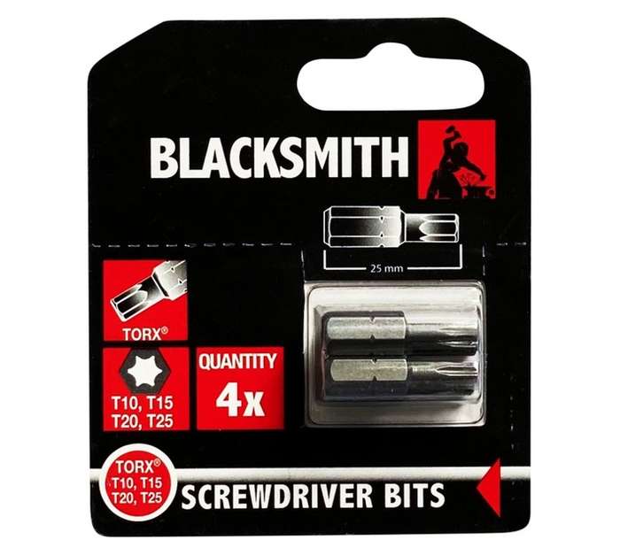 Blacksmith Torx Bit Set (25mm)
