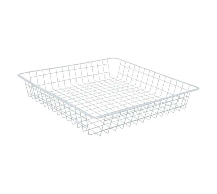Storm Storage Shallow Basket - White (550mm)