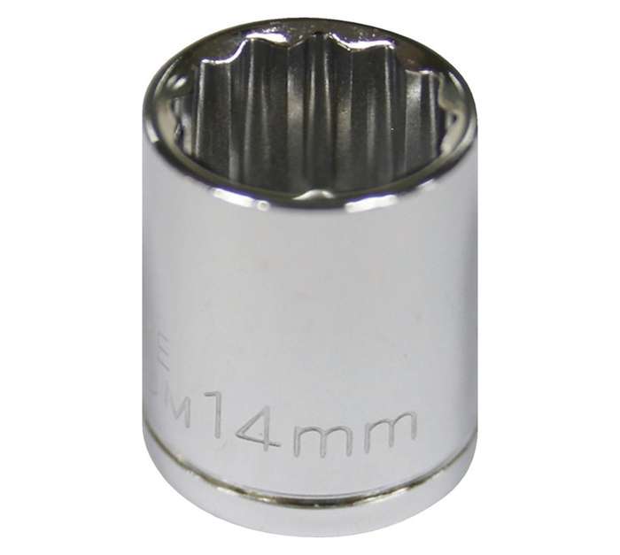 Mastercraft Shallow Socket 3/8" Dr (14mm)
