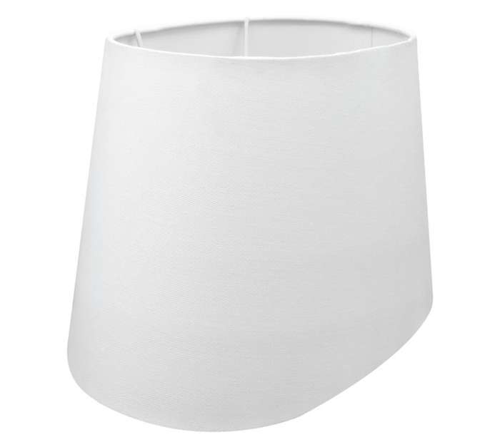 Design House S145C28 Oval Lampshade - White (200 x 300 x 200mm)