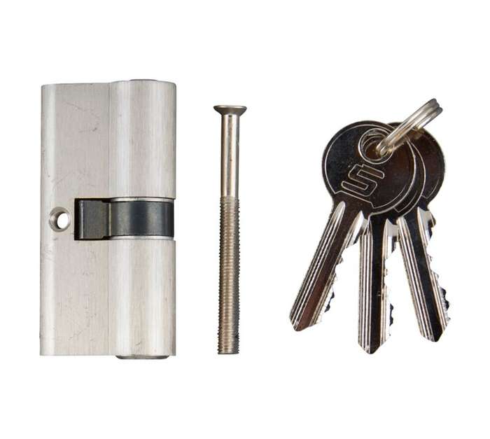 Dortello Euro Cylinder Satin Nickel (65mm)