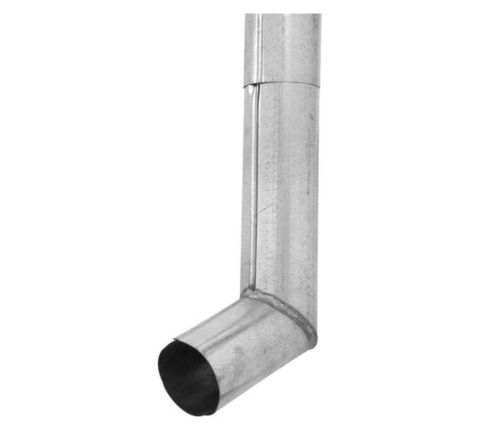 Heunis Steel Round Soldered Offset (600mm) - Silver