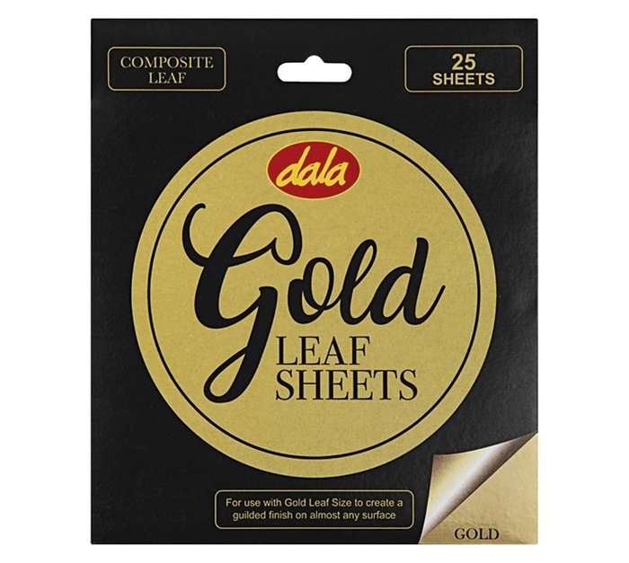 Dala Gold Composite Leaf Sheets - Gold (25 Piece)
