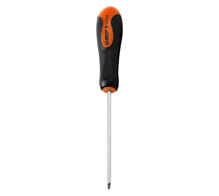 Grip 3mm x 75mm Flat Point Professional Screwdriver