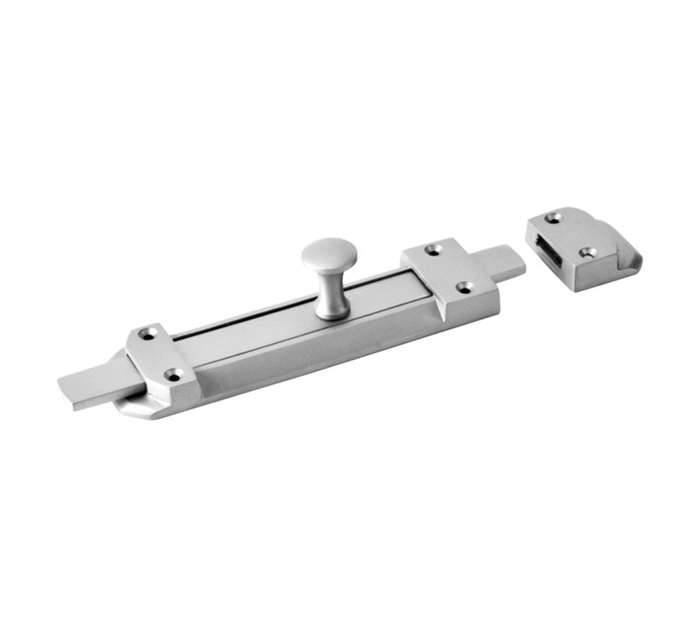 Mackie Victorian Open Slide Bolt - Satin Chrome (200mm)
