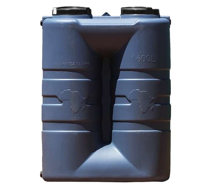 Africa Tanks Slim Design Water Tank - Grey (1450L)