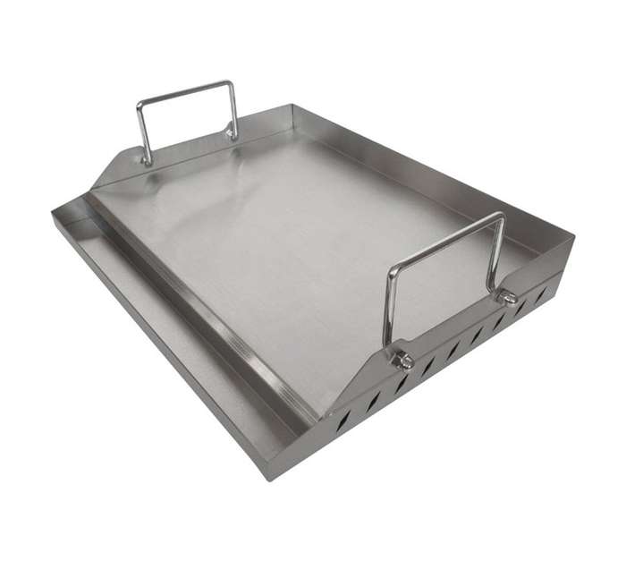 Lifespace Stainless Steel BBQ Flat Top Griddle (590 x 405 x 70mm)