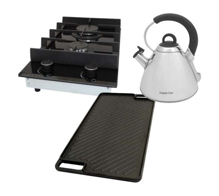 Snappy Chef Gas-Up Combo Black/Silver SCGU001