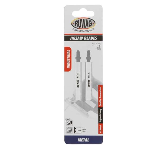 Ruwag RJ-T318AF T-Shank Metal Jigsaw Blades (2 Pack)