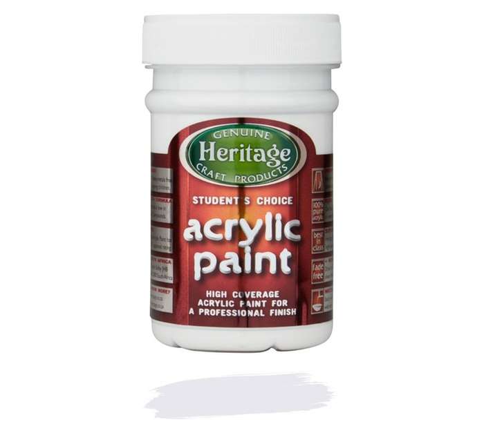 Students Choice Acrylic Paint - White (250ml)