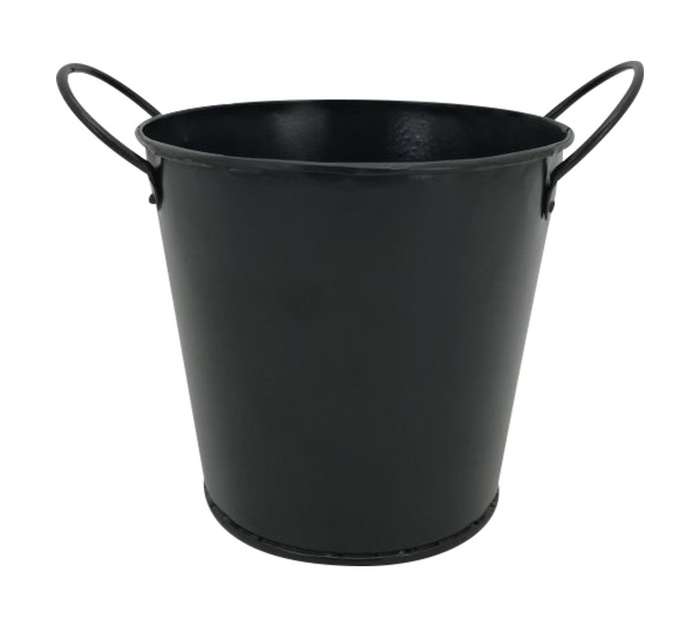 FDB Galvanised Bucket Large - Black (135 x 155mm)