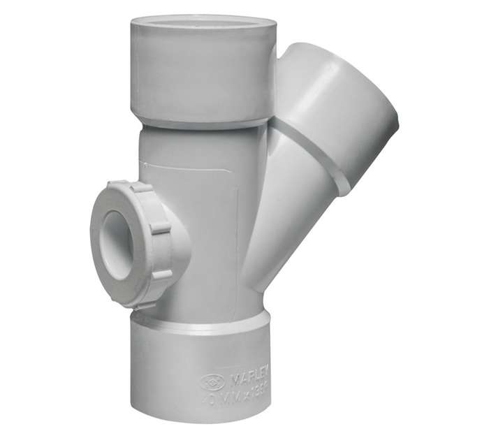 Marley Plain Access Waste Junction (40mm x 45 Degree)