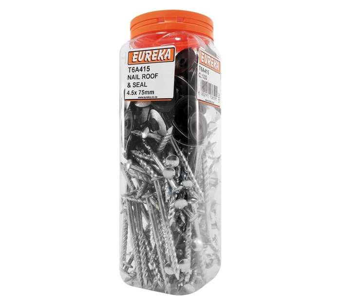 Roof Nail Seal Silver (6mm x 75mm)