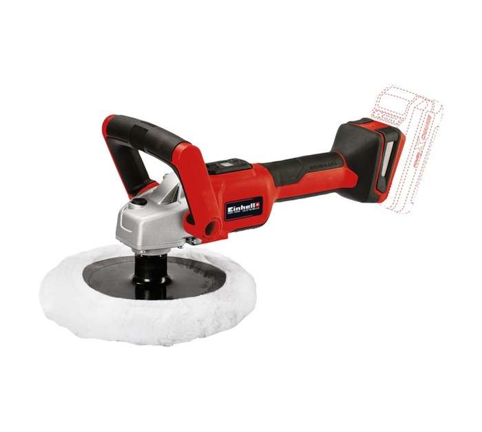 Einhell Power X-Change Cordless Polishing Sander CE-CP 18/180 Li E-Solo - Black/Red (18V)