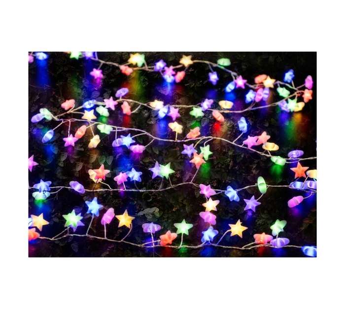Design House 180 LED Star String Light - Multicoloured