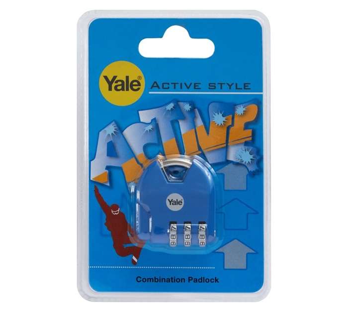 Yale Kiddies Active Style Padlock - Black