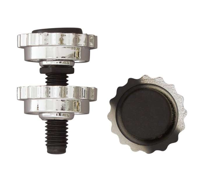 Bracket - Chrome (19mm) 2 Pack
